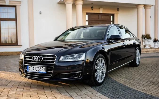 audi a8 Audi A8 cena 108900 przebieg: 210000, rok produkcji 2015 z Dzierzgoń